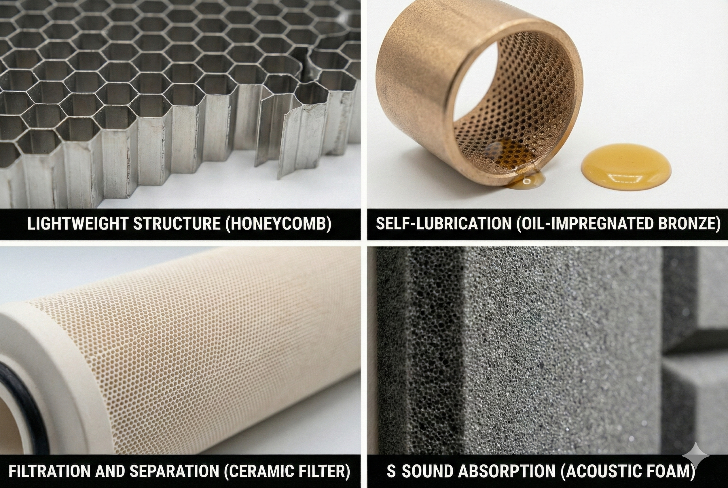 Honeycomb structure illustrating high strength-to-weight ratio